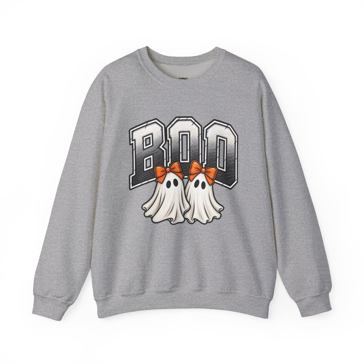 Halloween 'Boo' Ghosts Crewneck Sweatshirt — Cute Spooky Fall Pullover