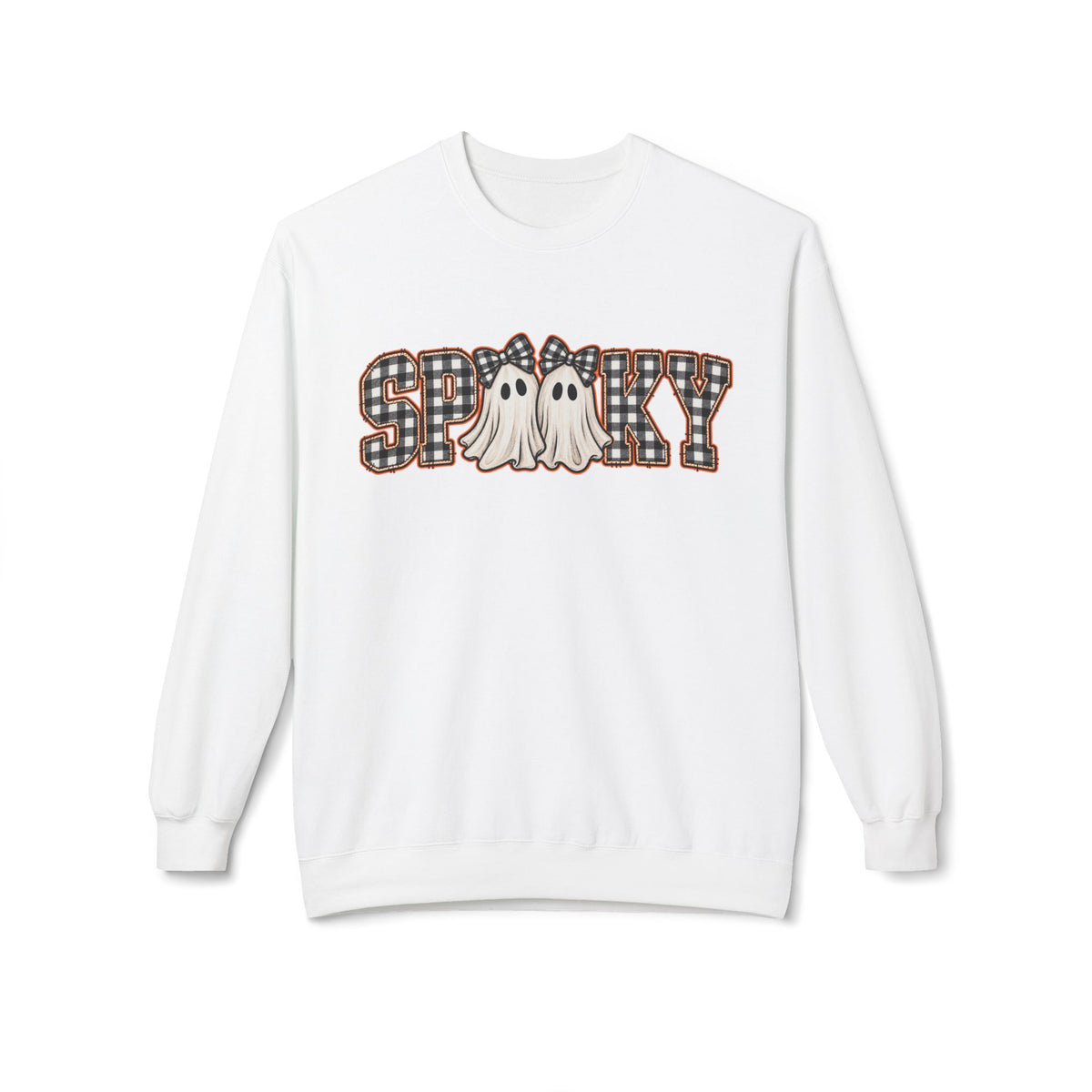 Spooky Plaid Ghosts Sweatshirt