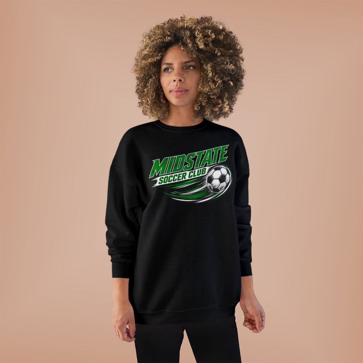 Midstate Crewneck Sweatshirt — Midstate Soccer Club Graphic