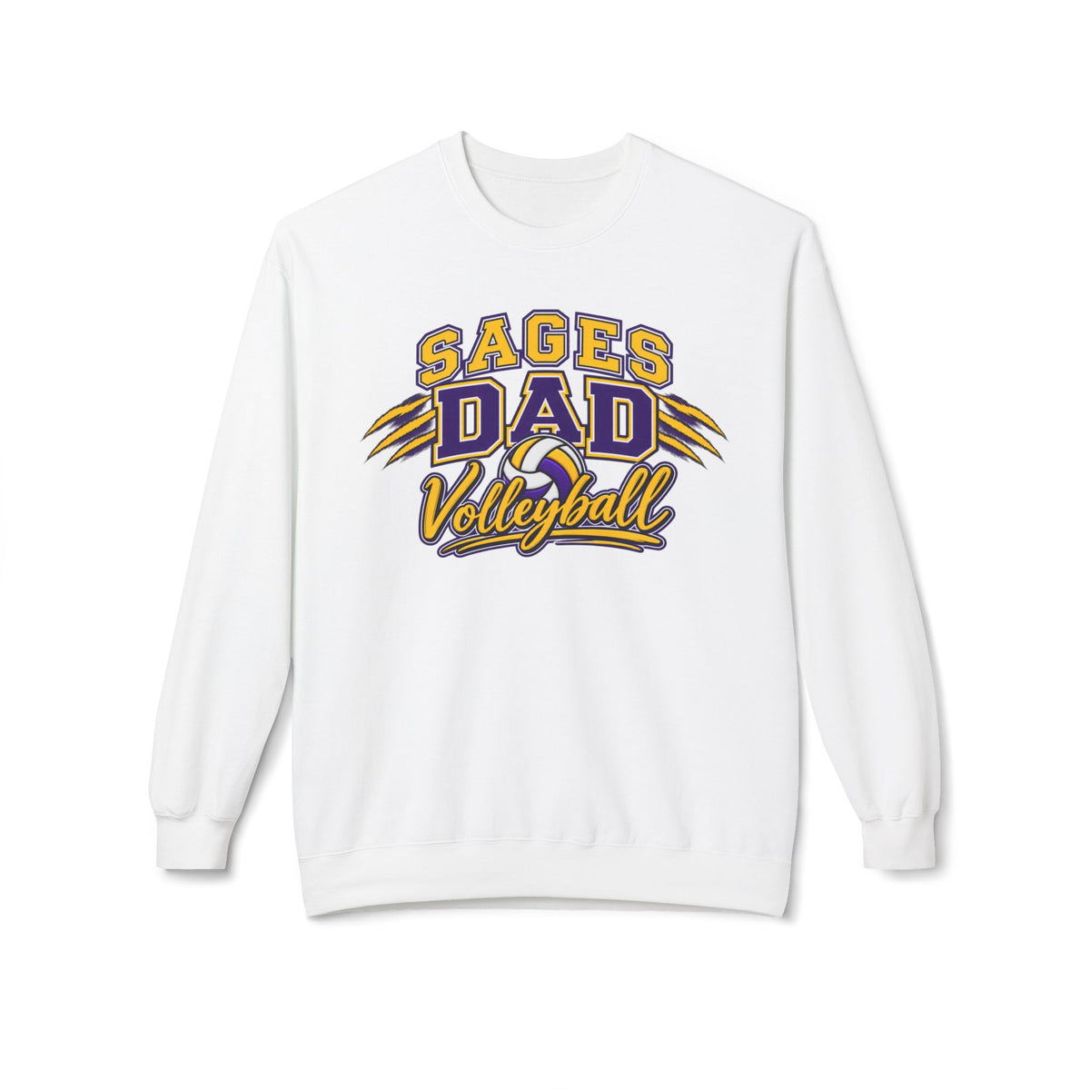 Sages Dad Volleyball Crewneck Sweatshirt