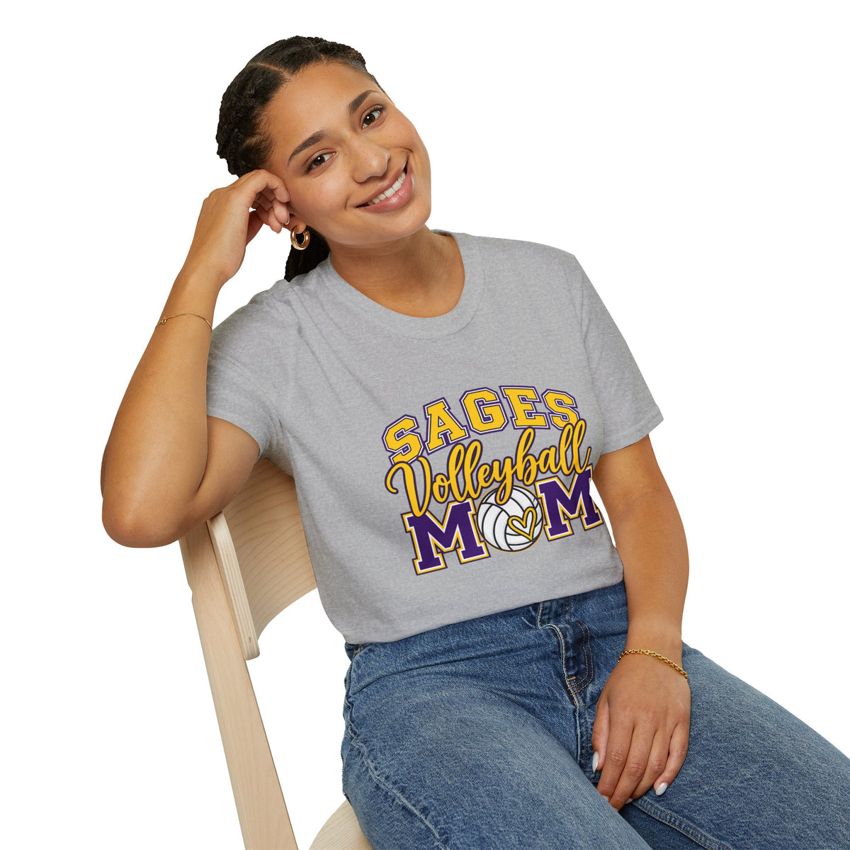 Sages Volleyball Mom Tshirt
