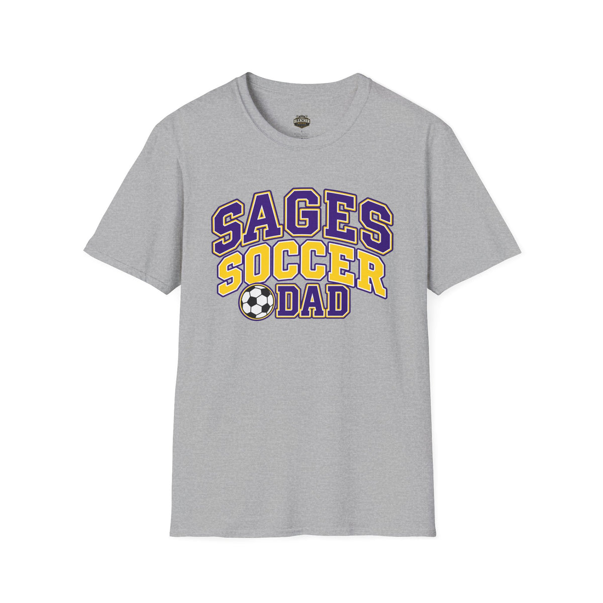 Sages Soccer Dad T‑Shirt — School Team Supportive Fan Tee