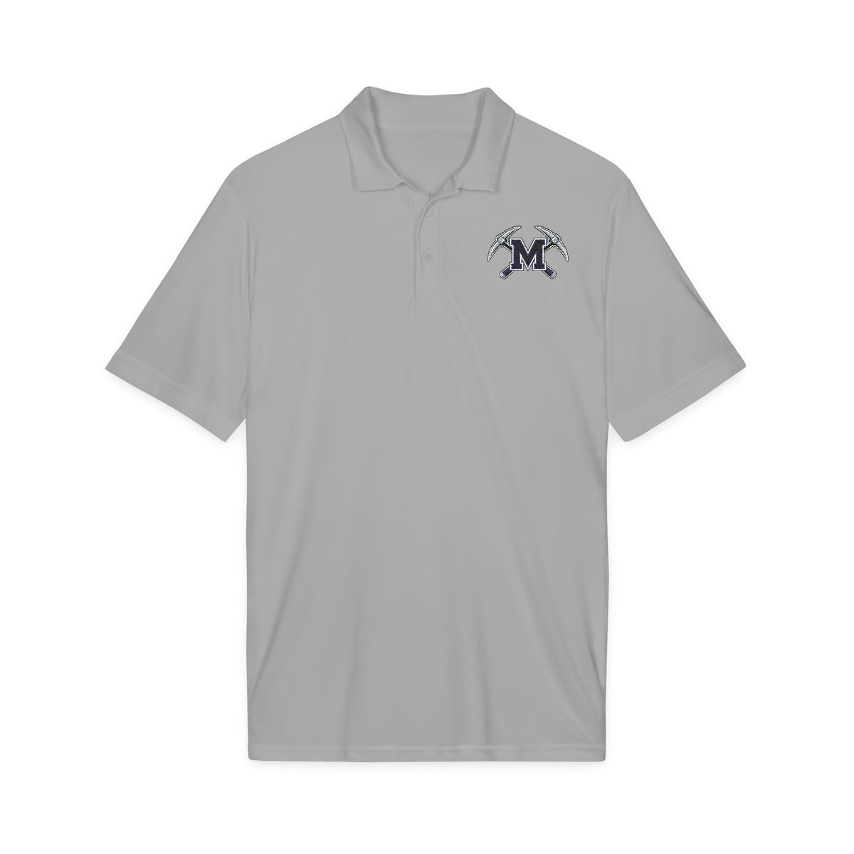 Miners Embroidered M Logo Polo Shirt