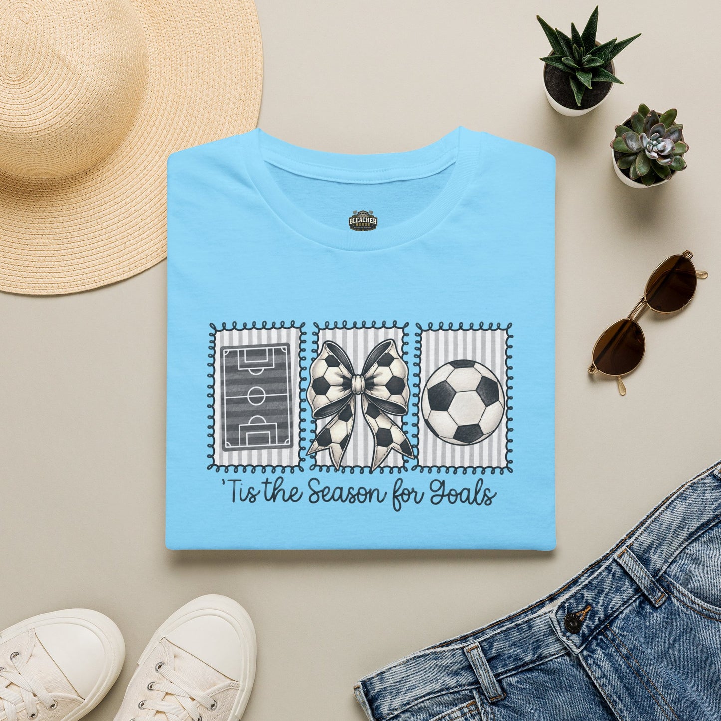 Soccer T‑Shirt — "Tis the Season for Goals"  Soccer Tee