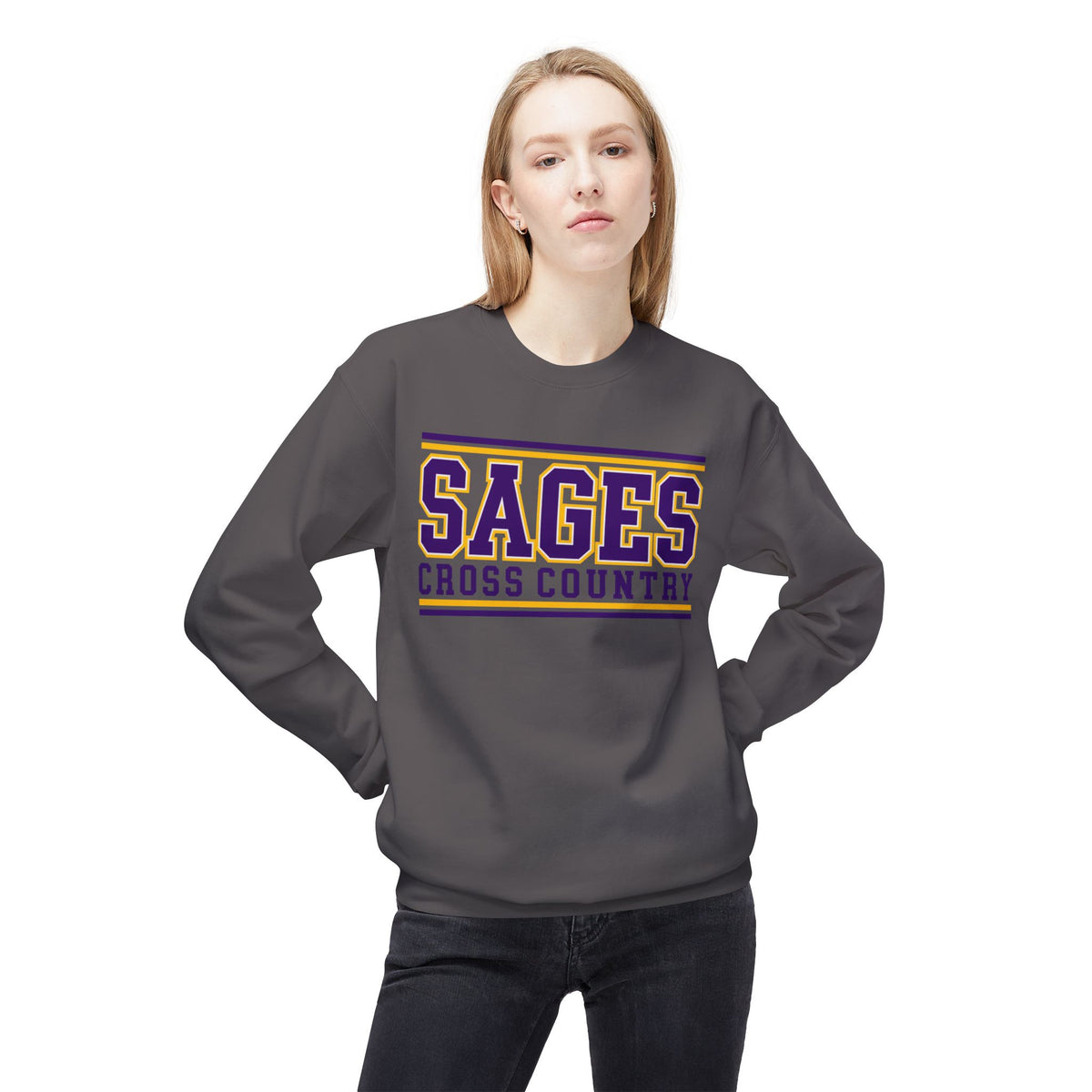 Cross Country Unisex Midweight Softstyle Fleece Crewneck Sweatshirt