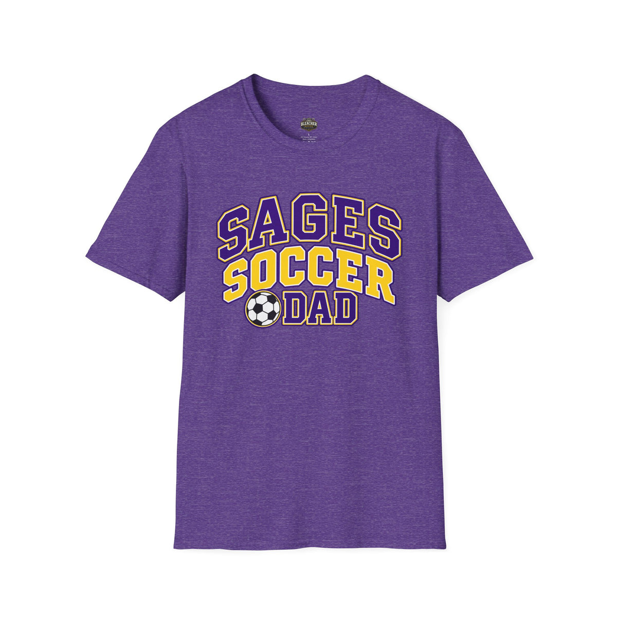 Sages Soccer Dad T‑Shirt — School Team Supportive Fan Tee
