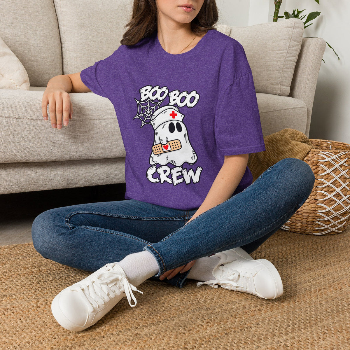 Boo Boo Crew T-Shirt — Cute Nurse Ghost Halloween Tee