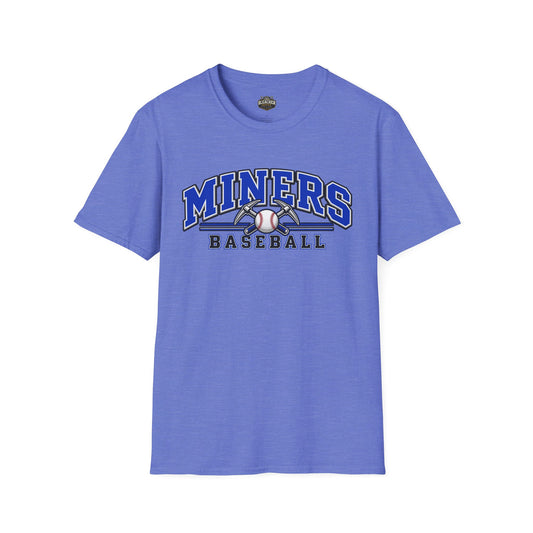 Miners Baseball T-Shirt – Team Logo Unisex Softstyle T shirt