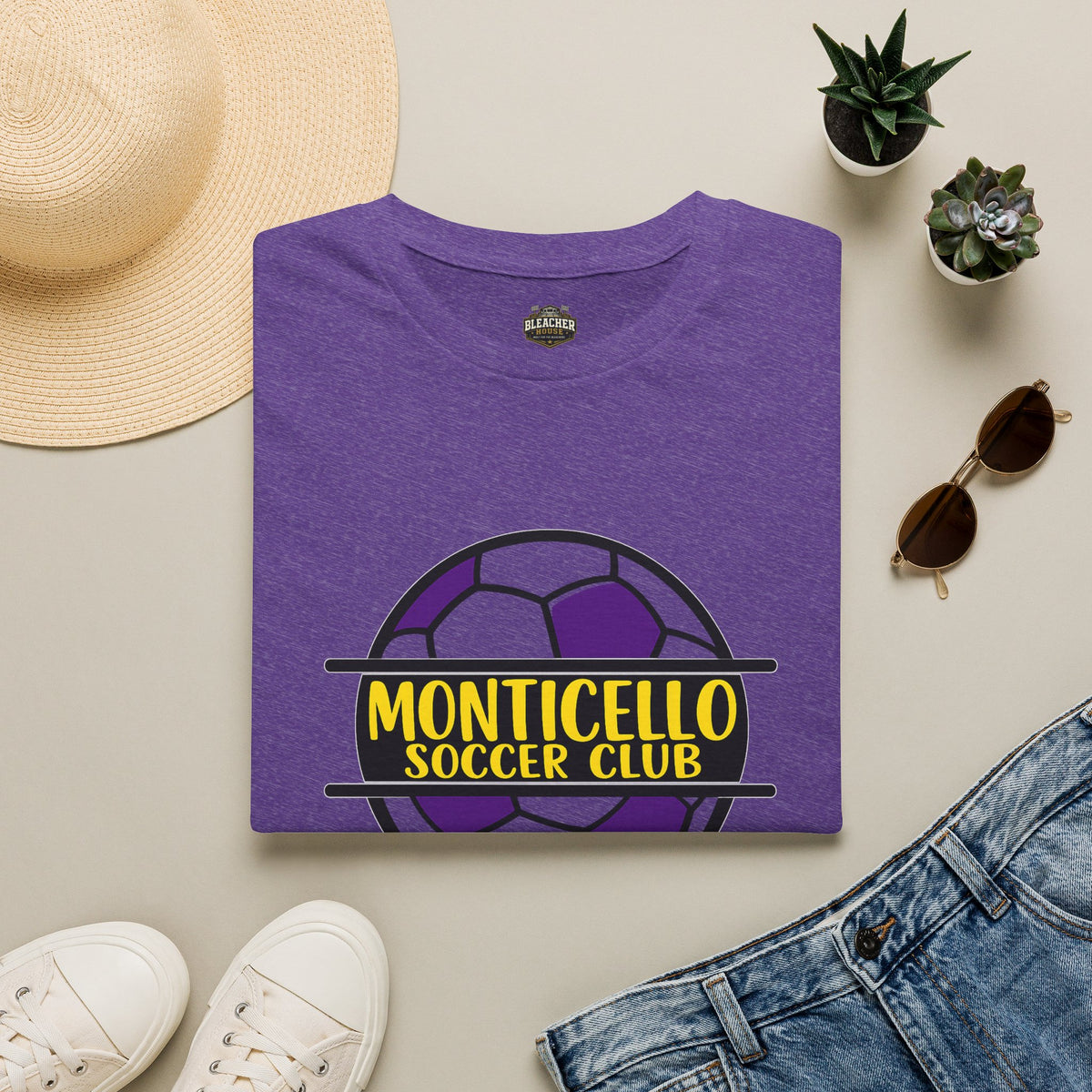 Monticello Soccer Club T-Shirt — Adult Team Support Tee