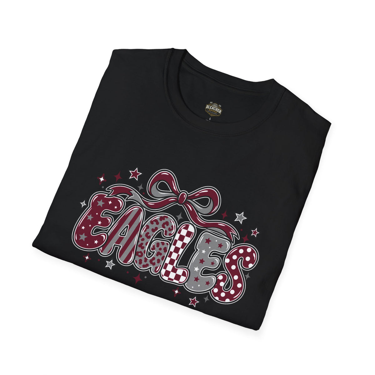 Eagles T-Shirt — Retro Bow & Stars Spirit Shirt