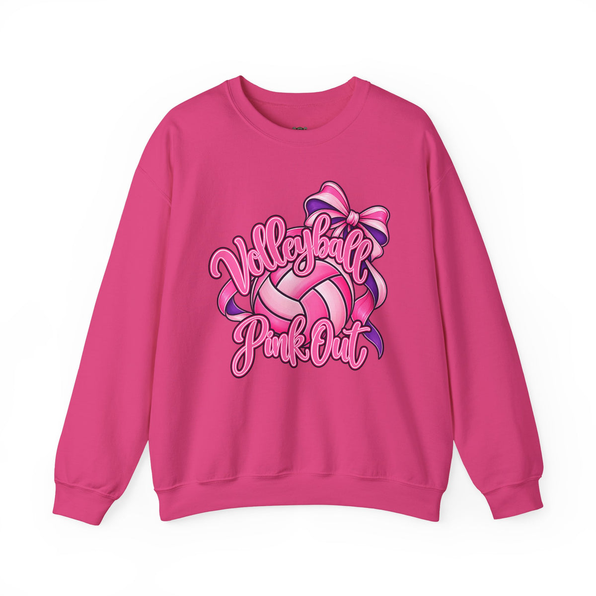 Volleyball Pink Out Crewneck Sweatshirt