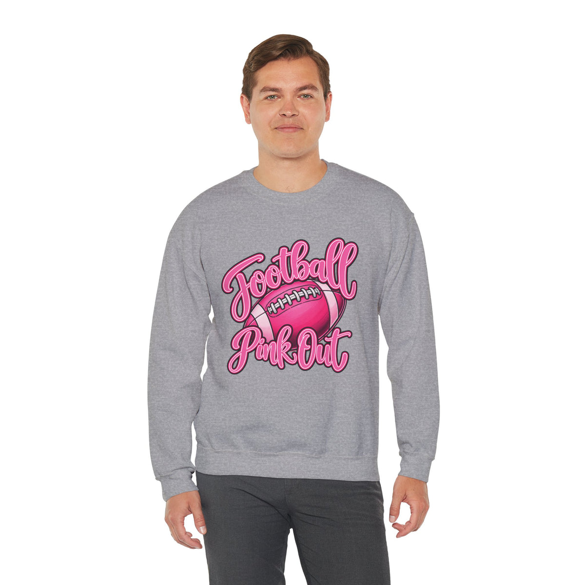 Football Pink Out Sweatshirt