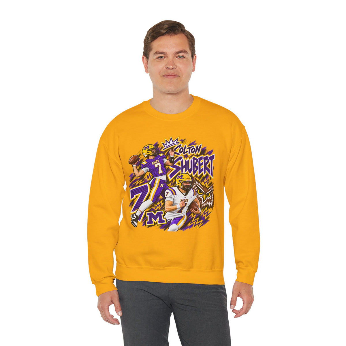 Colton Shubert Graphic Sketch Crewneck Sweatshirt