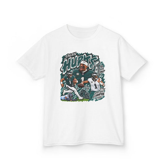 YOUTH Jalen Hurts Graphic T-Shirt - Sunday Standouts Sketch Series
