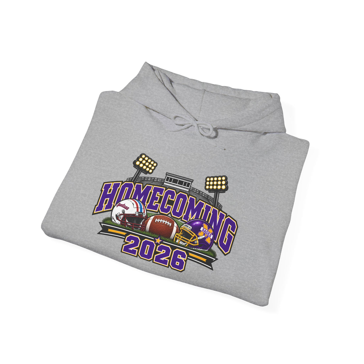 Homecoming 2026 Hoodie — School Spirit Football Crew Sweatshirt