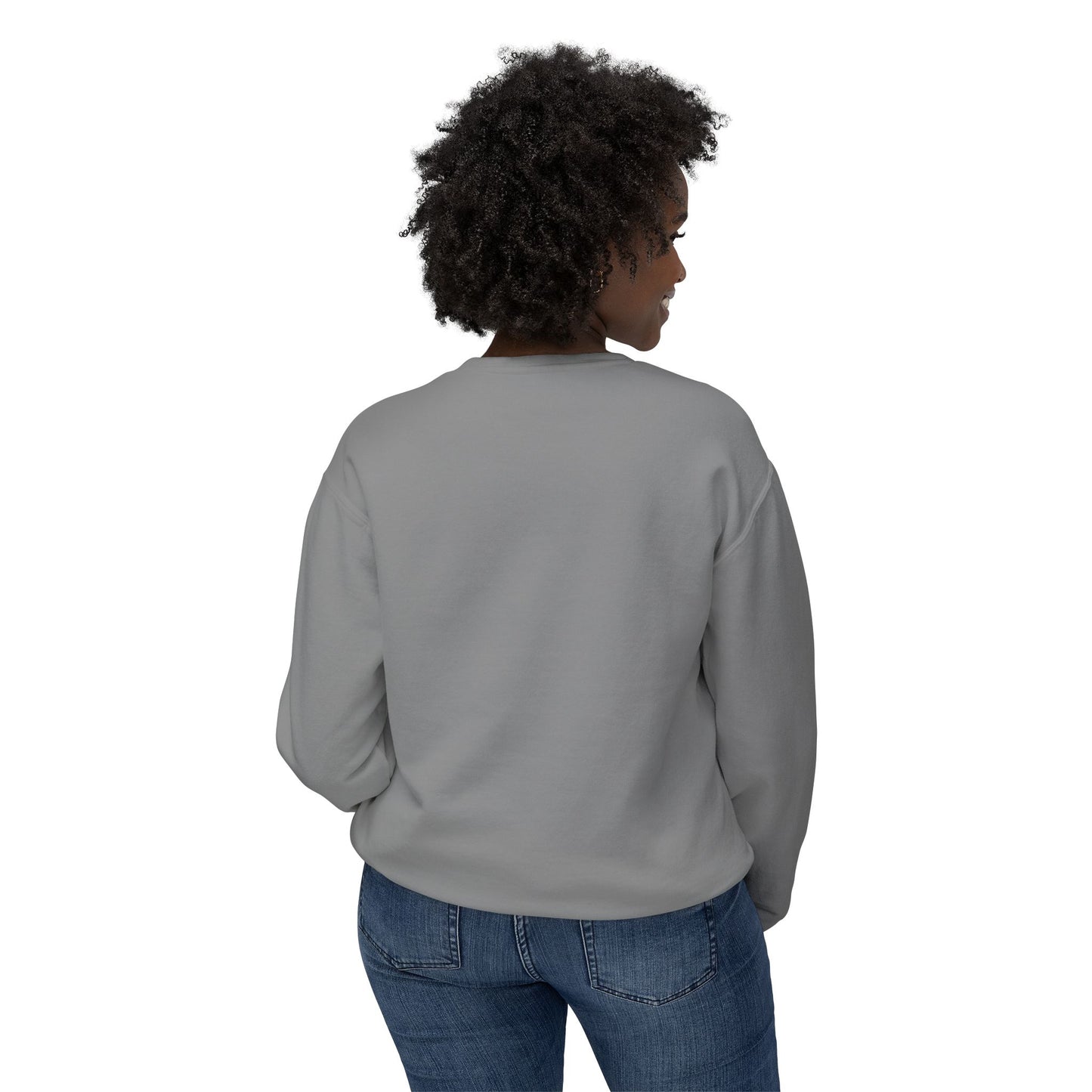 Sages Crewneck Sweatshirt — Yellow Polka Dot Bow Graphic