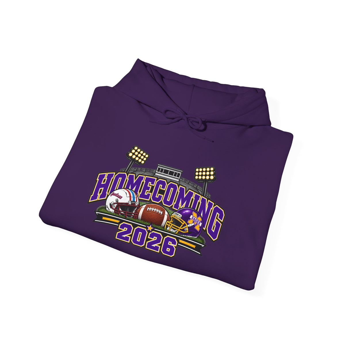 Homecoming 2026 Hoodie — School Spirit Football Crew Sweatshirt