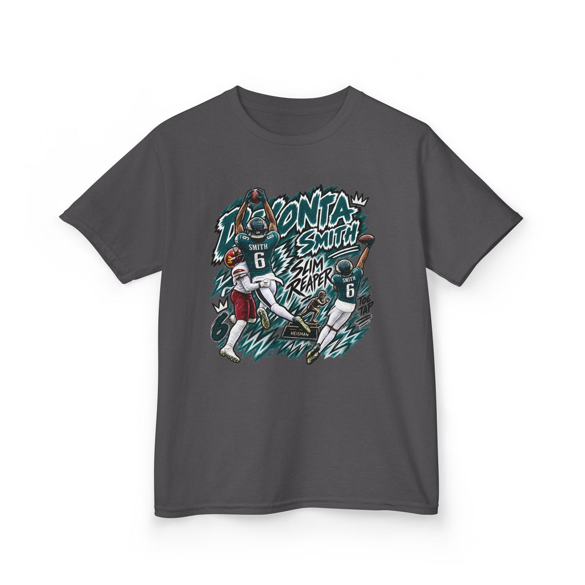 YOUTH Devonta Smith, SLIM REAPER Graphic T-Shirt - Sunday Standouts Sketch Series