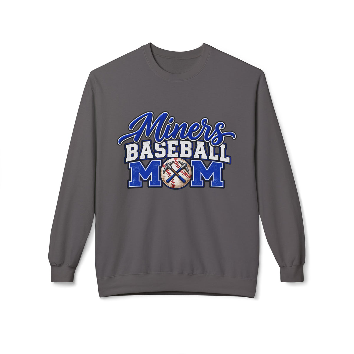 Miners Baseball Mom Sweatshirt – Team Spirit Crewneck for Baseball Moms