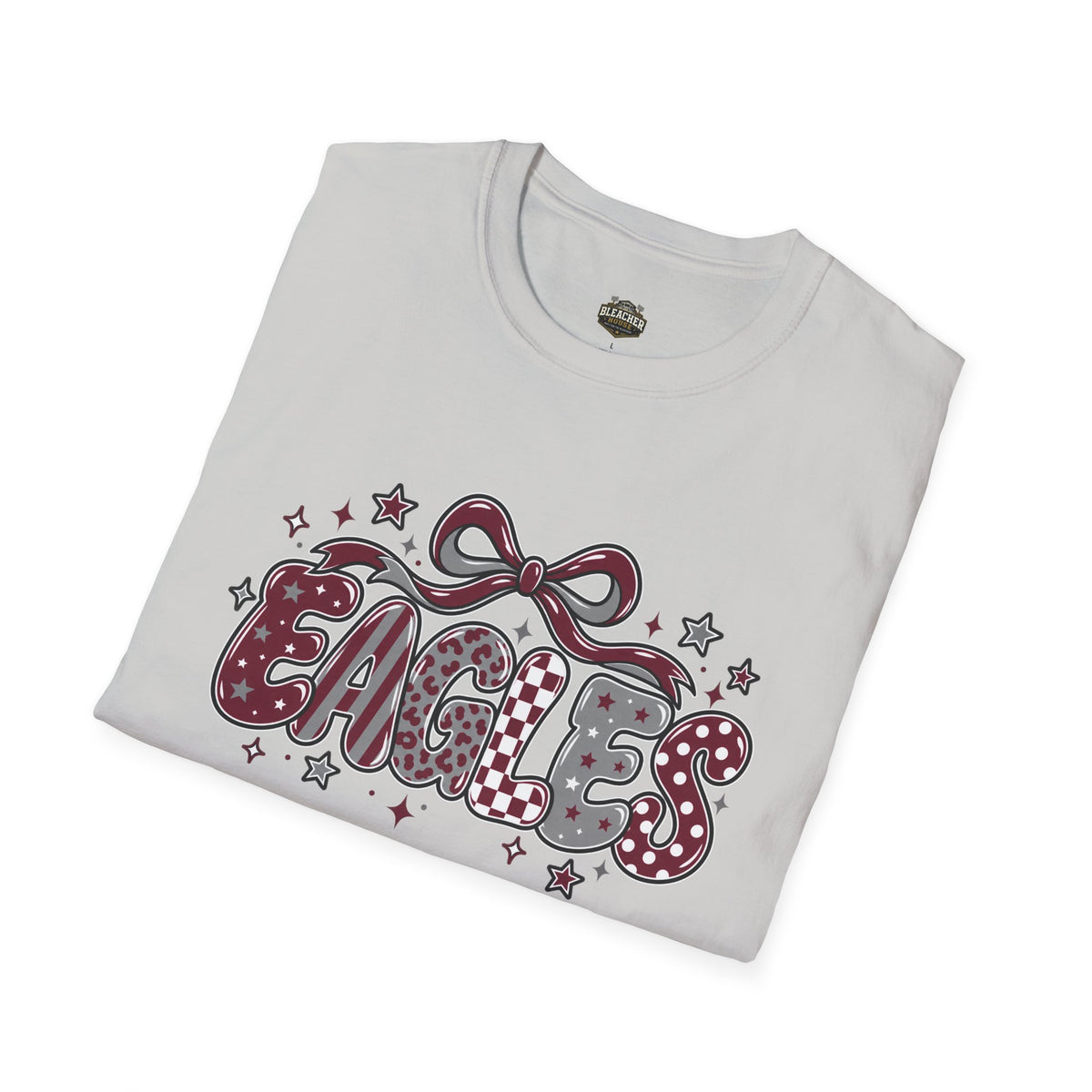 Eagles T-Shirt — Retro Bow & Stars Spirit Shirt