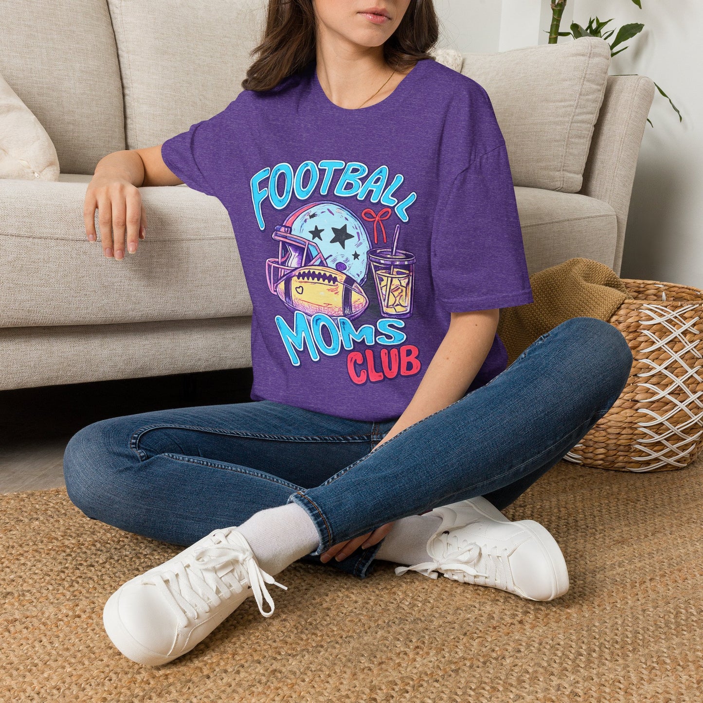Football Moms Club T Shirt