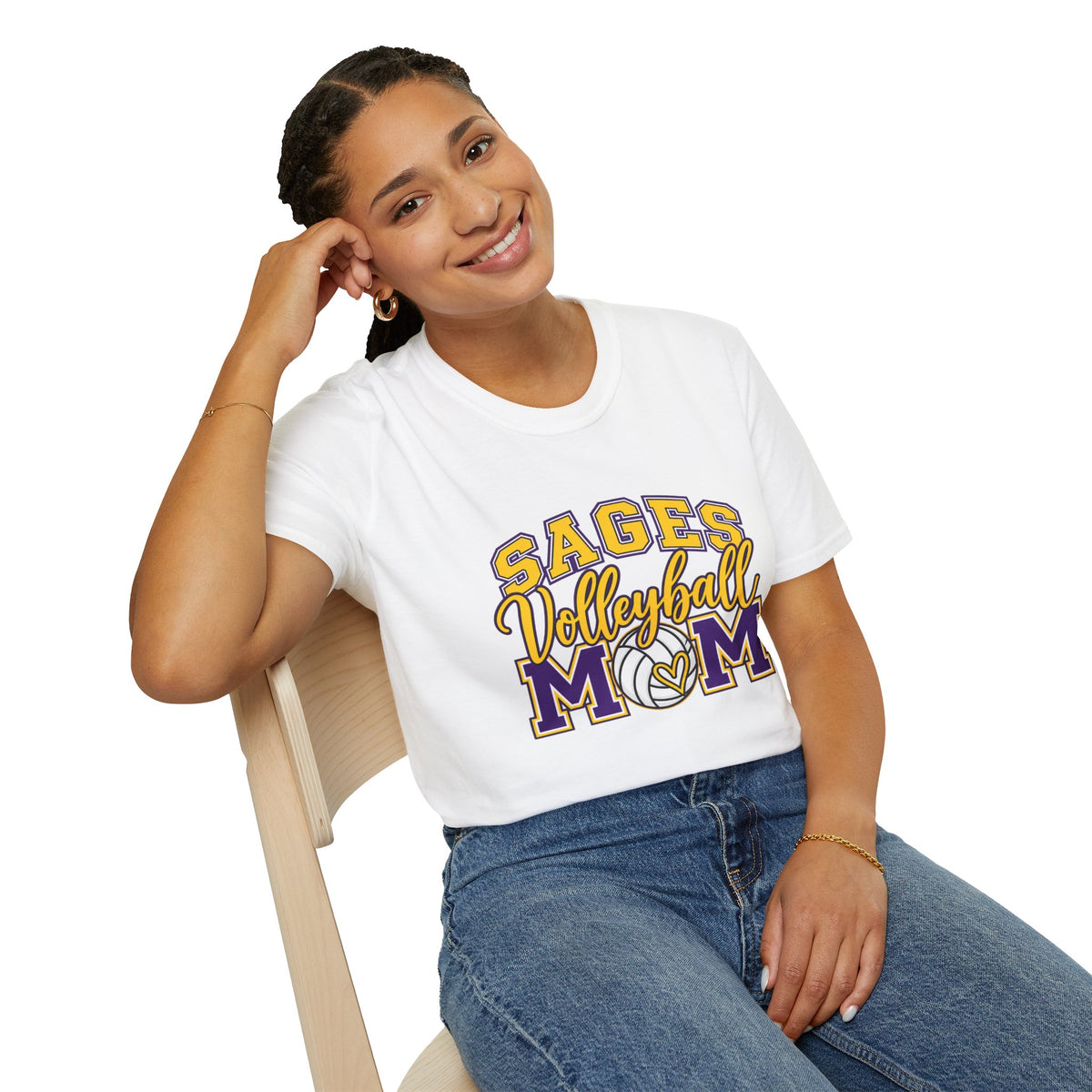 Sages Volleyball Mom Tshirt