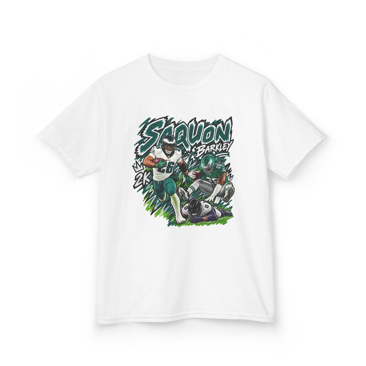 YOUTH Saquon Barkley Graphic T-Shirt - Sunday Standouts Sketch Series