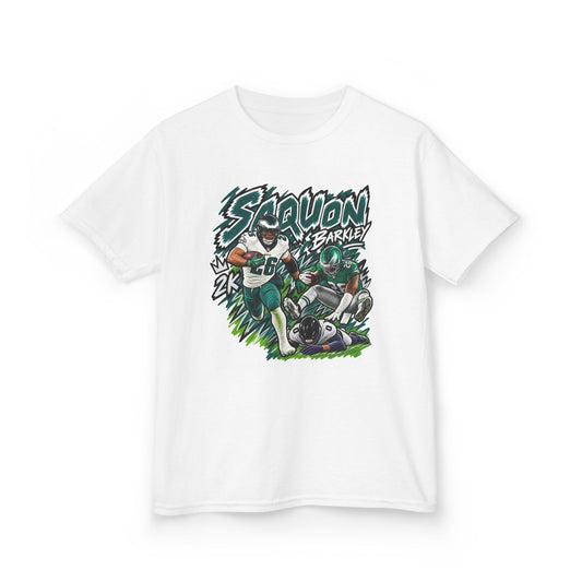 YOUTH Saquon Barkley Graphic T-Shirt - Sunday Standouts Sketch Series