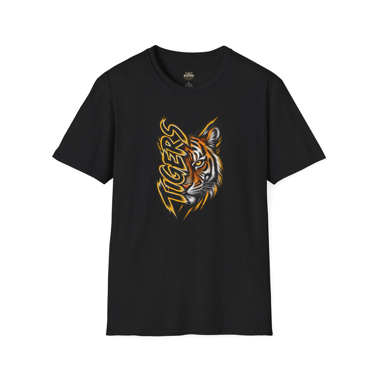 Tiger Head Graphic T-Shirt — Bold ‘Tigers’ Sports Mascot Tee