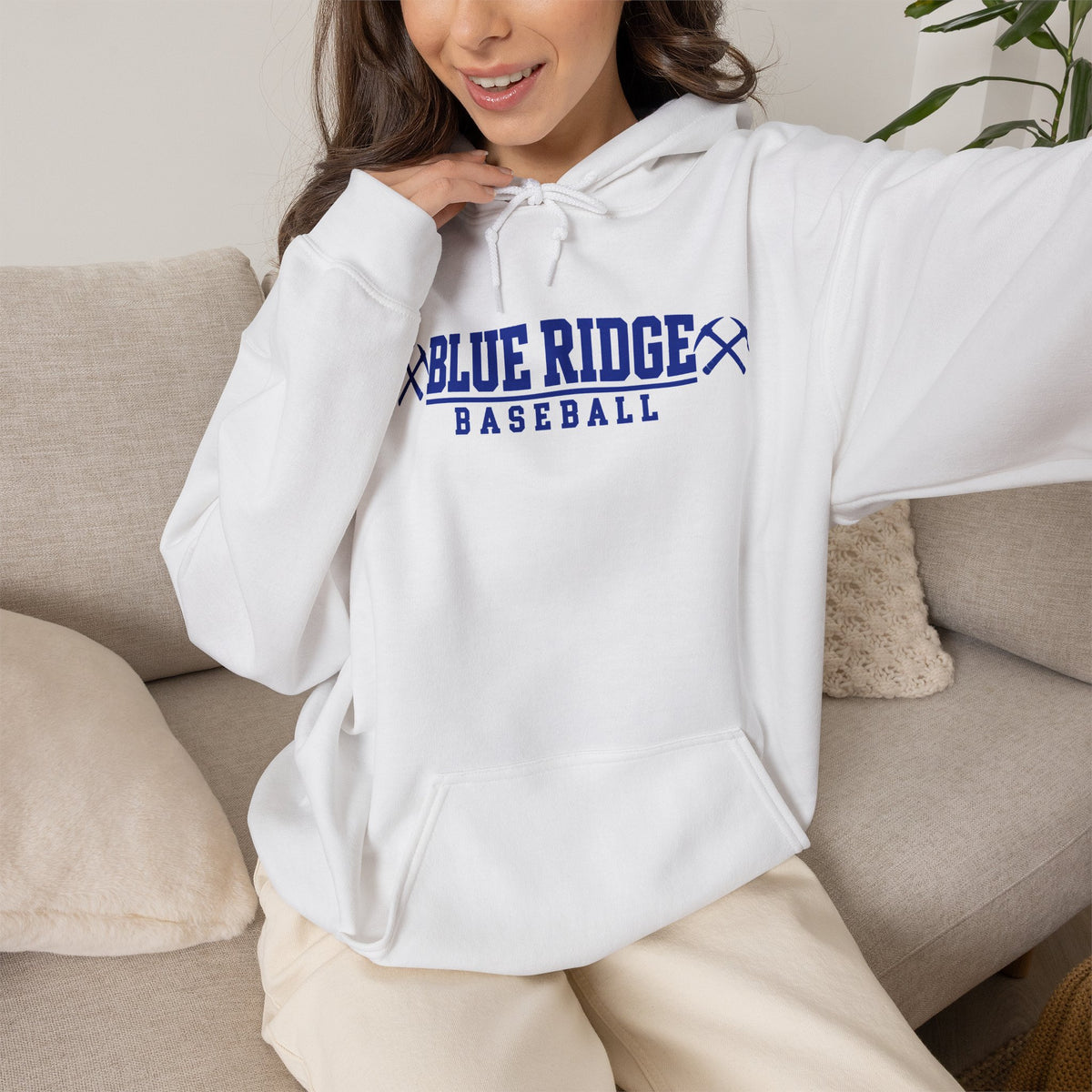Blue Ridge Baseball Hooded Sweatshirt
