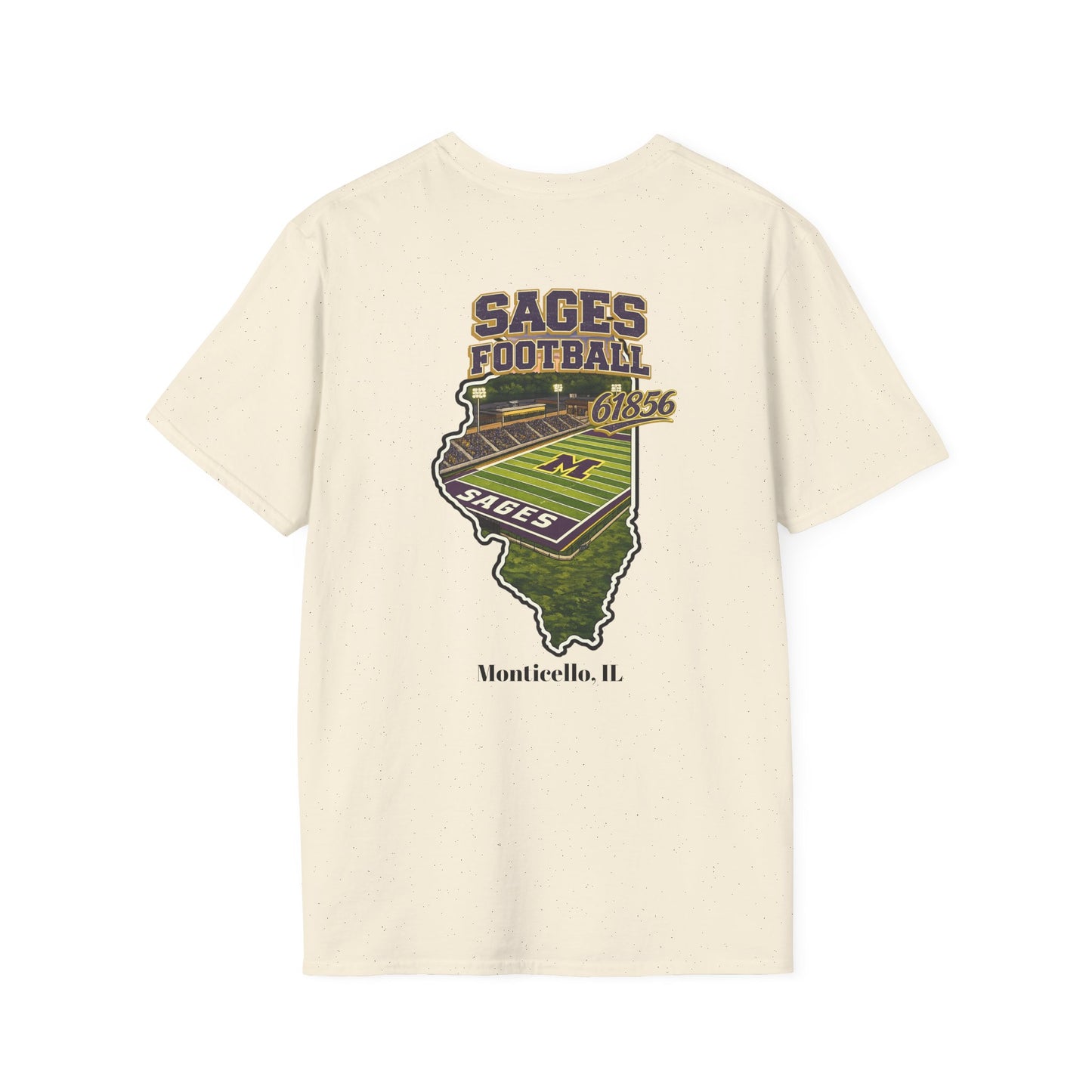Graphic Sages Field in Illinois Border T-Shirt