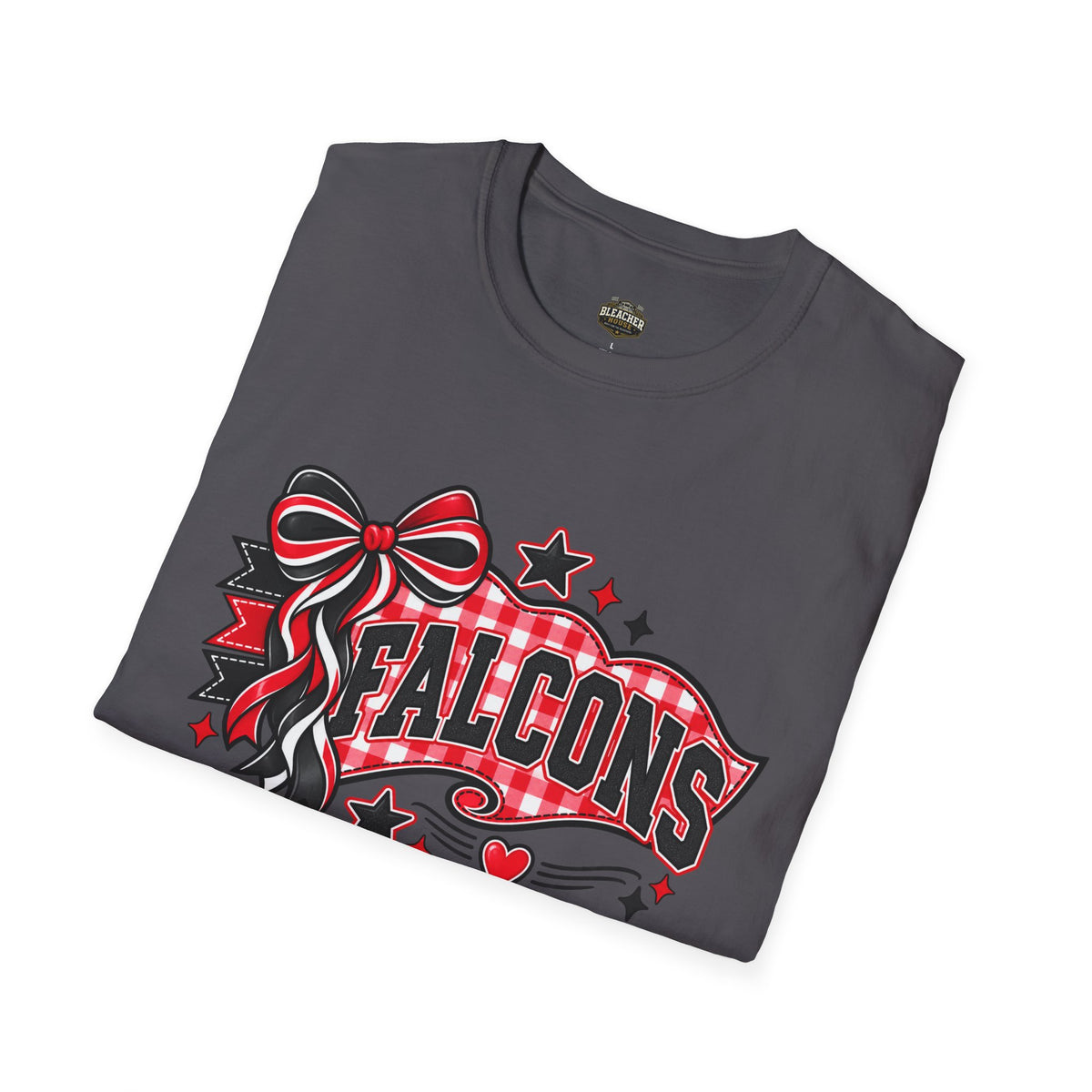 Falcons Bow T-Shirt — Red & Black Spirit Shirt