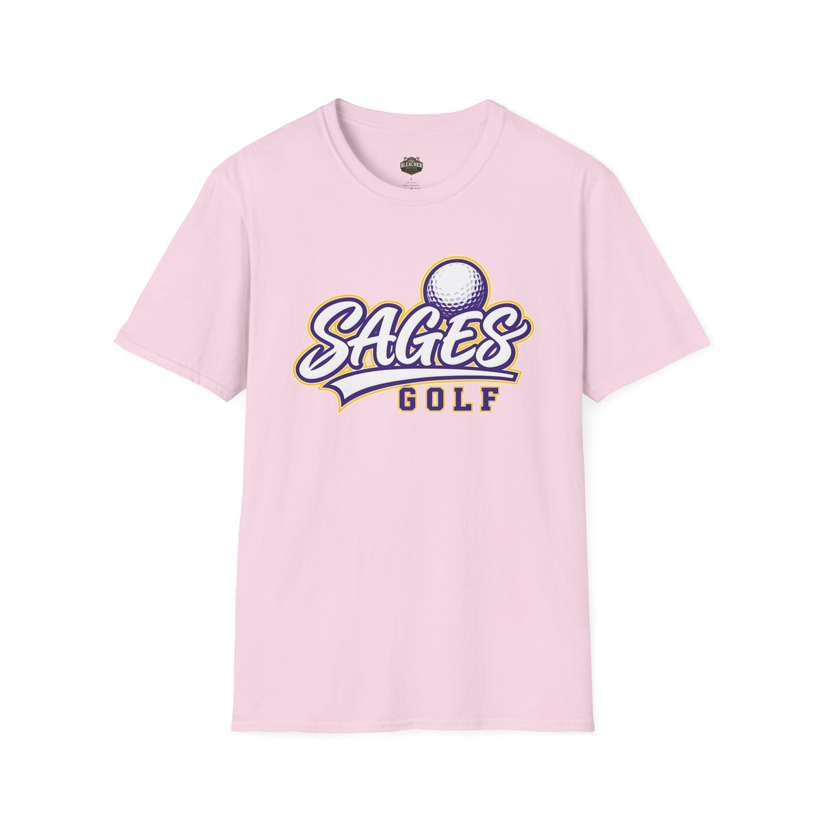 Sages Golf Team T‑Shirt — Vintage Script Golf Ball Logo