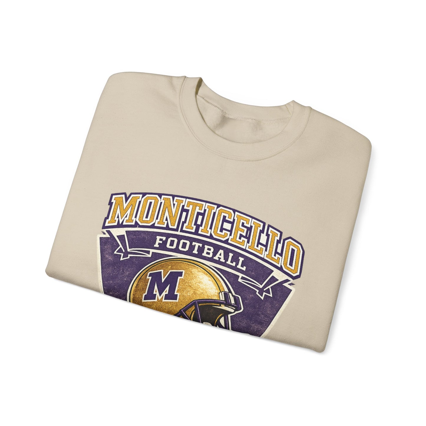 Monticello Football Vintage Crewneck Sweatshirt