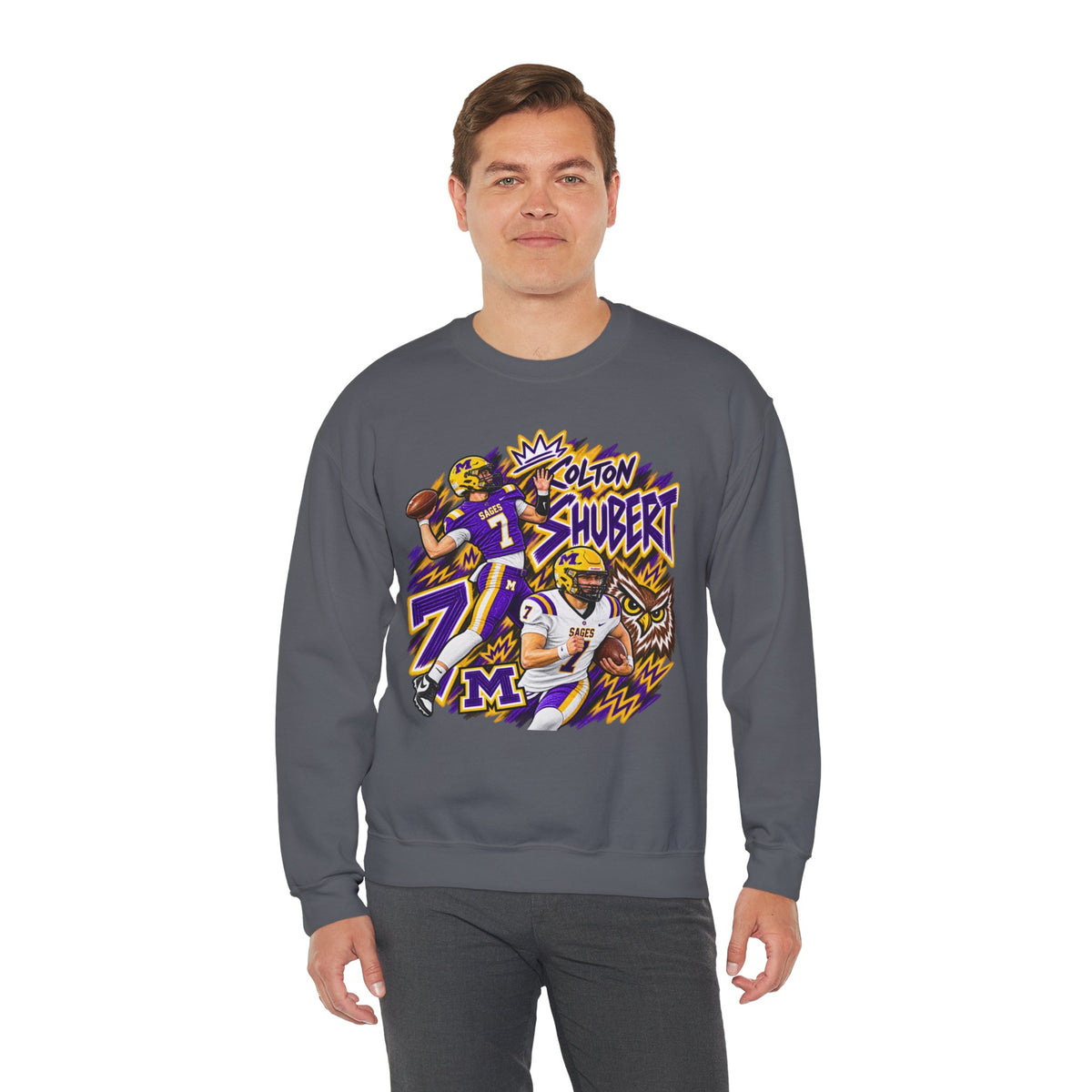Colton Shubert Graphic Sketch Crewneck Sweatshirt