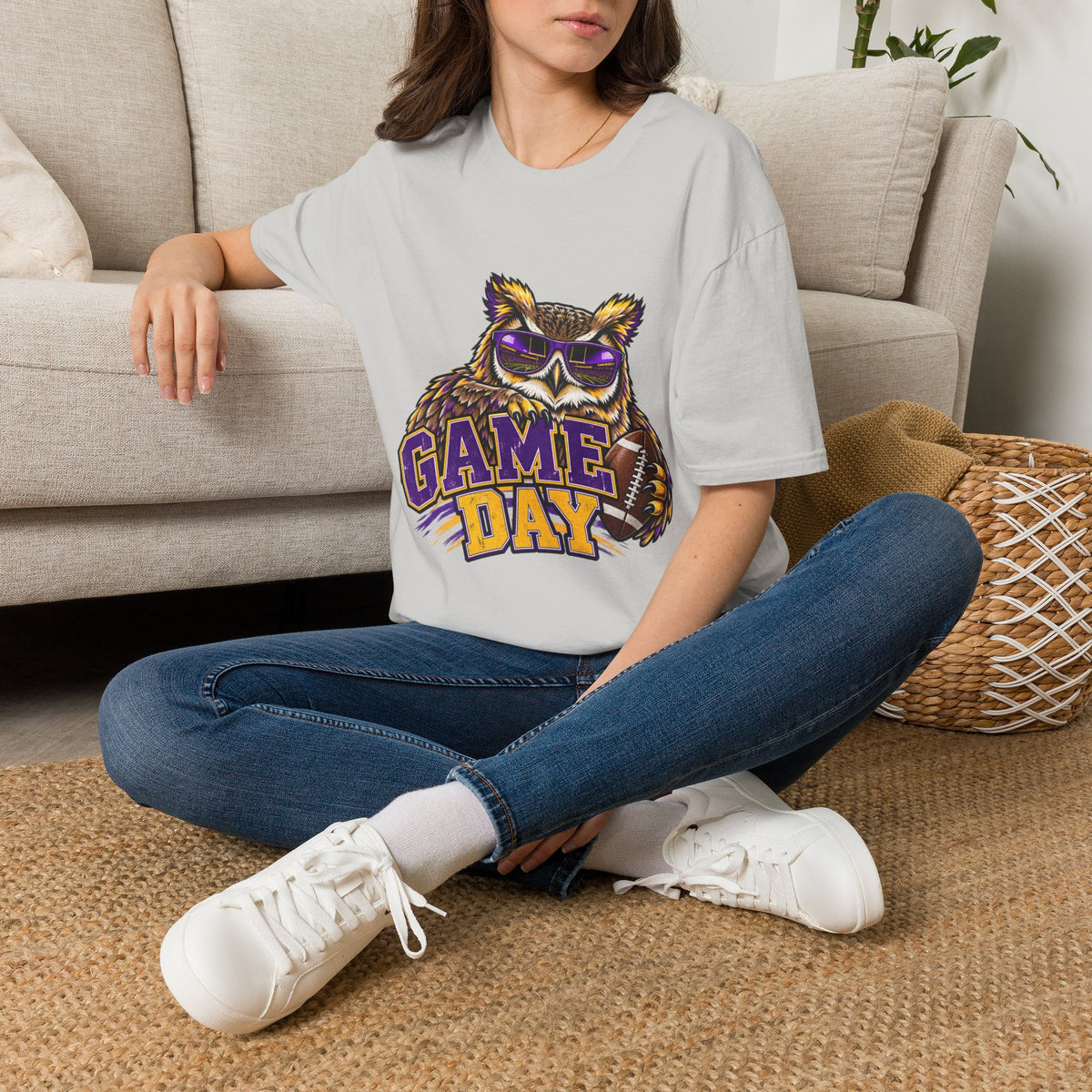 Game Day Owl T-Shirt — Vintage Sports Mascot Tee
