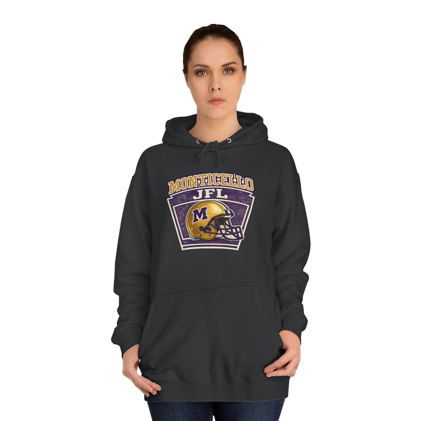 Monticello JFL Hoodie — Vintage Helmet Hoodie