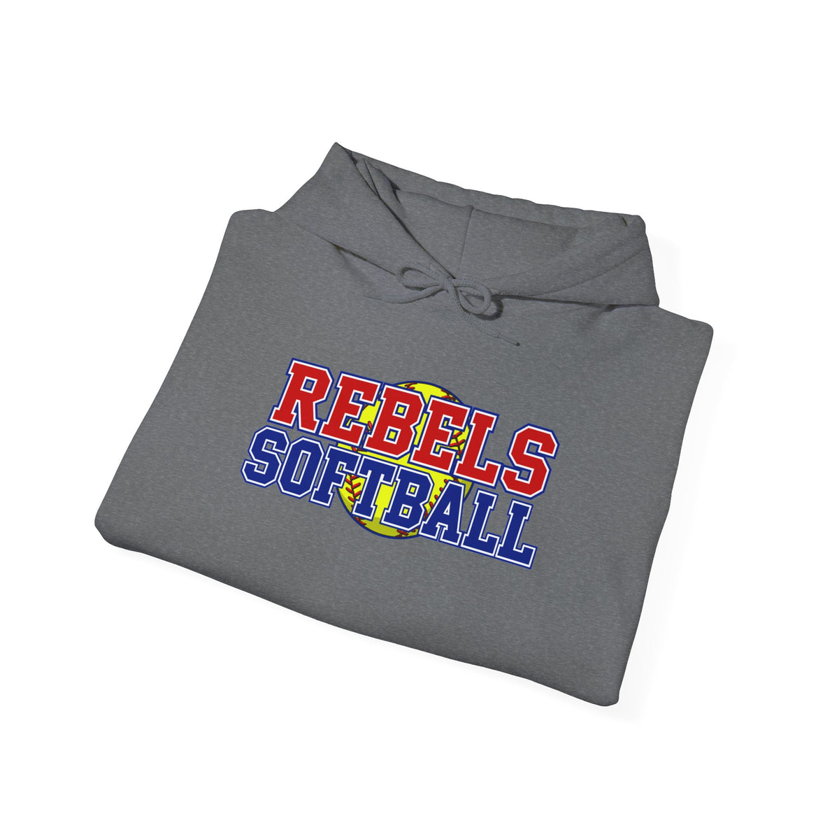 Rebels Softball Hoodie - Team Spirit Softball Pullover