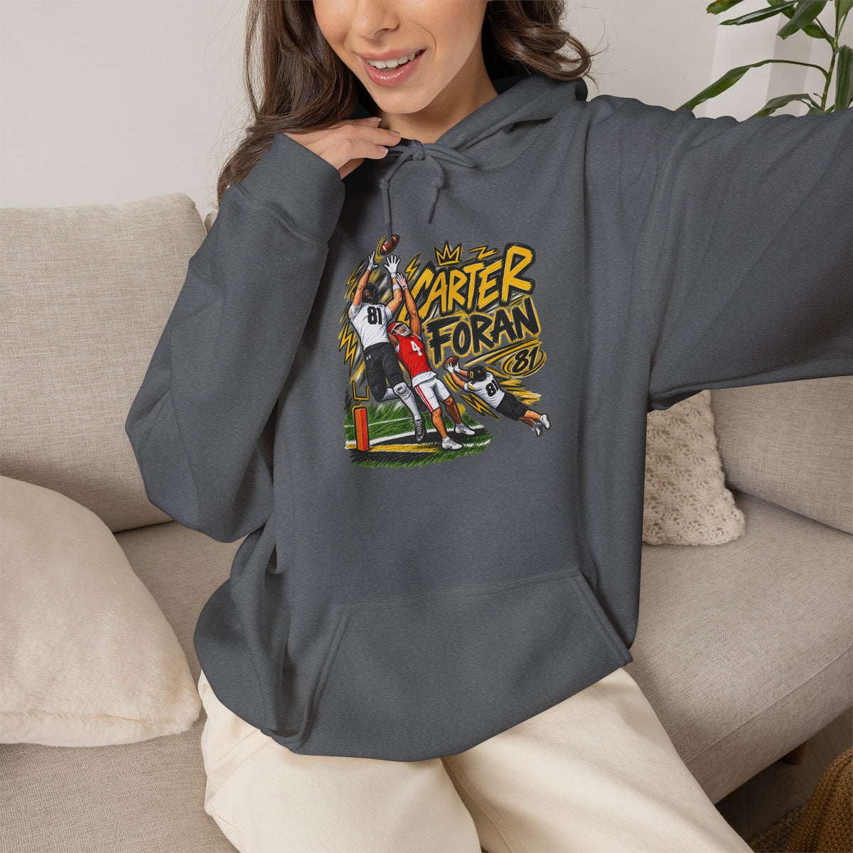 Saturday Standouts Sketch Series - CARTER FORAN Graphic Hoodie