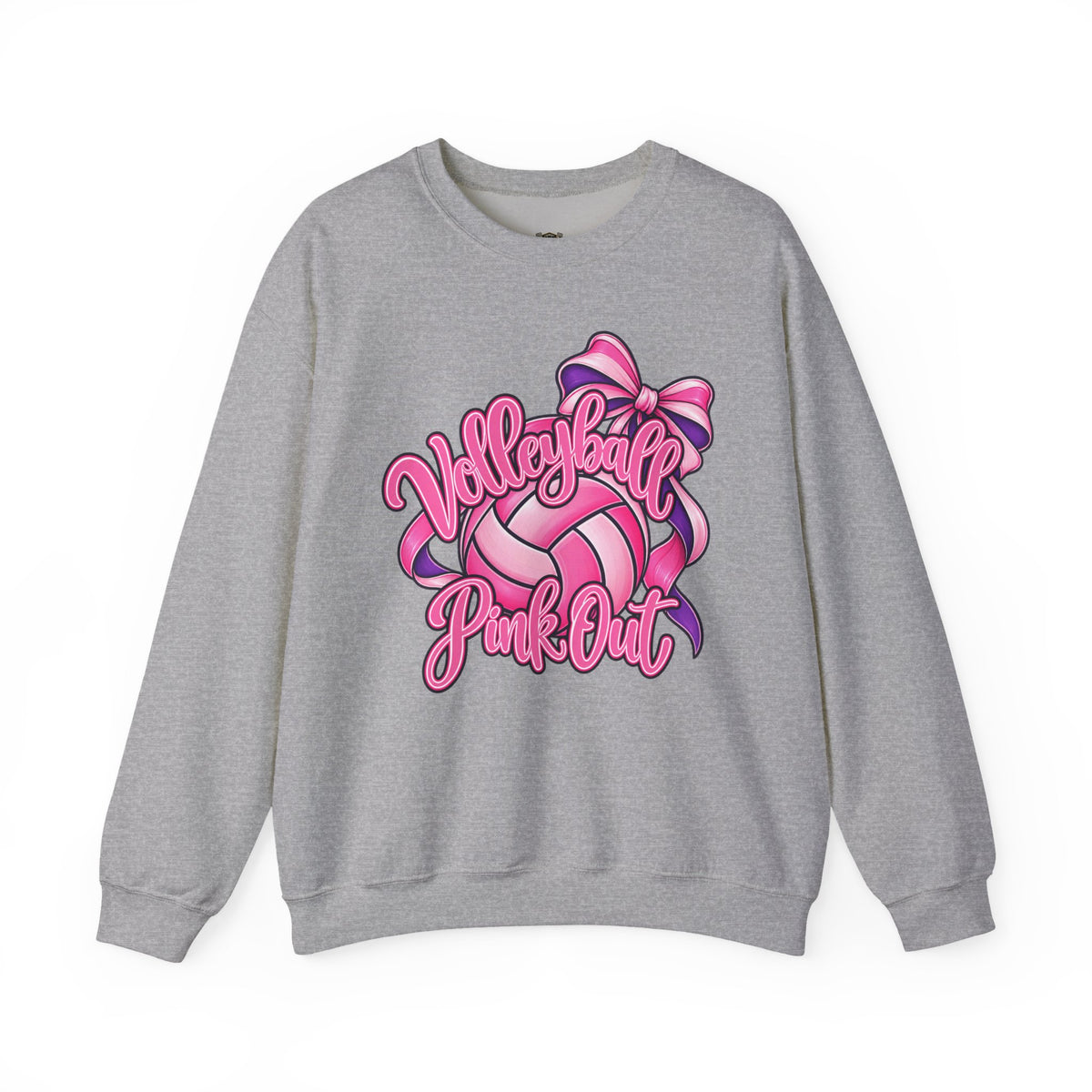 Volleyball Pink Out Crewneck Sweatshirt