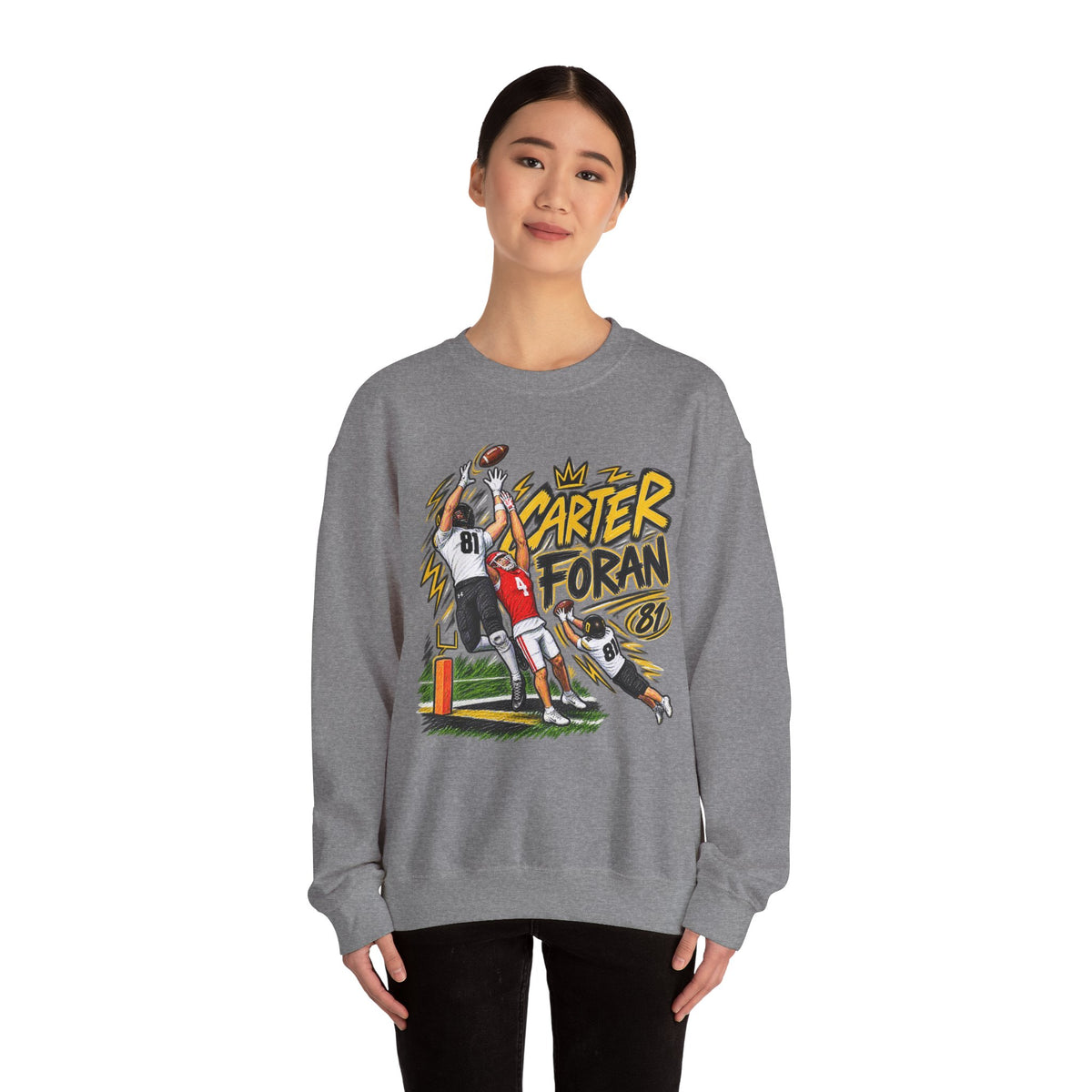 CARTER FORAN Graphic Crewneck - Saturday Standouts Sketch Series