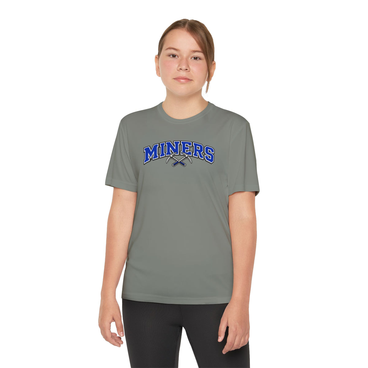 YOUTH Miners Sports Performance Polyester Athletic Tee