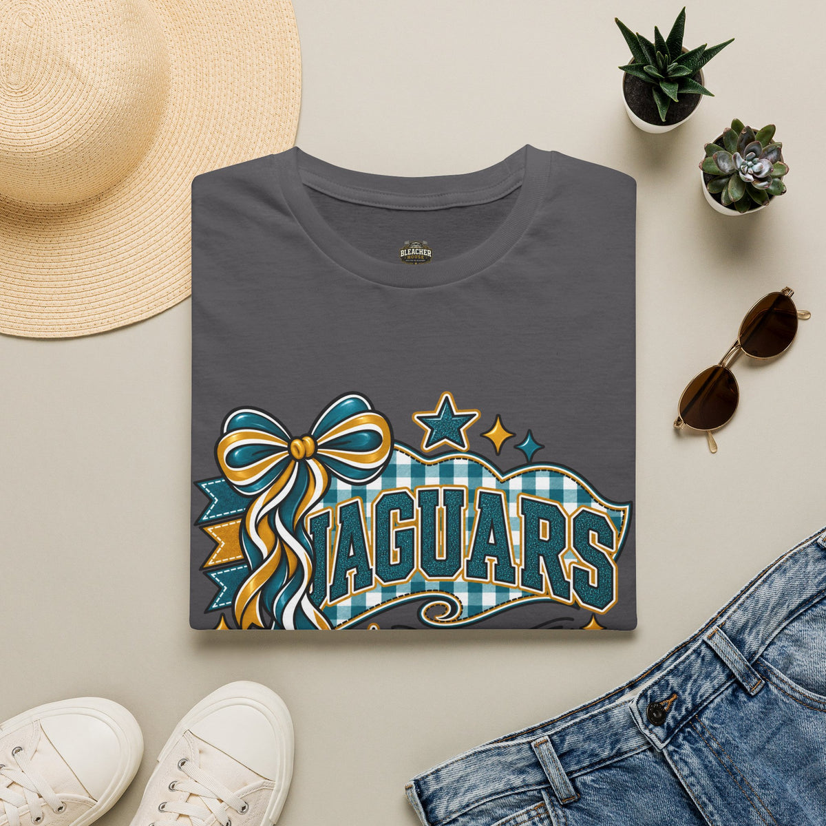 Jaguars Ribbon & Bow T‑Shirt — Team Spirit Tee