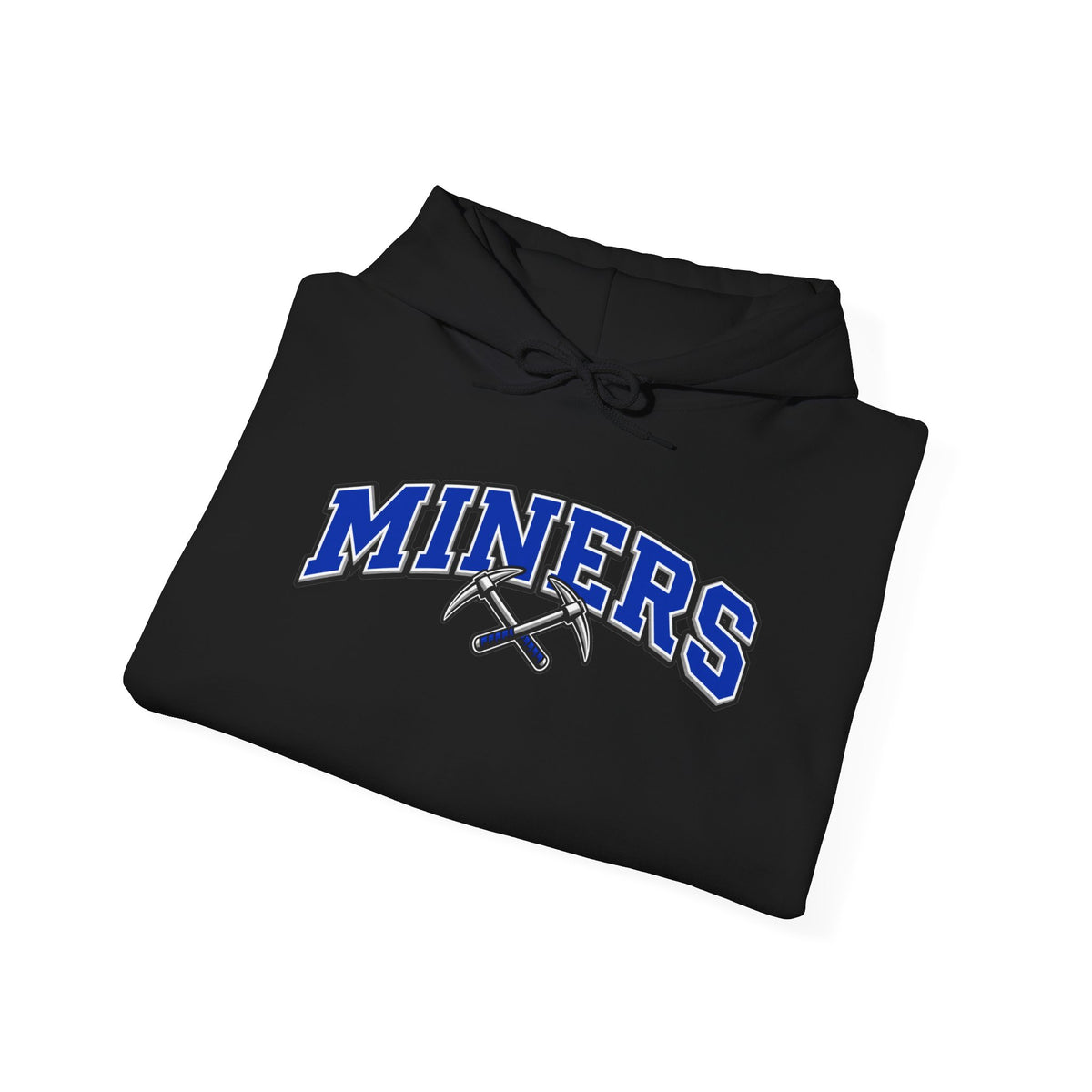 Miners Block Letter and Logo Hoodie