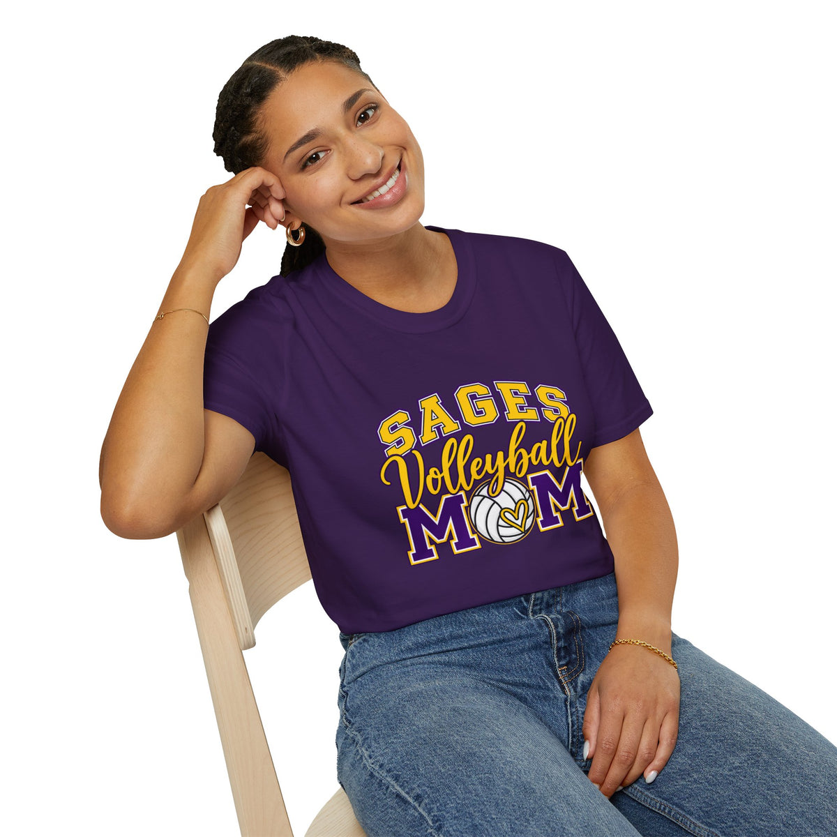 Sages Volleyball Mom Tshirt