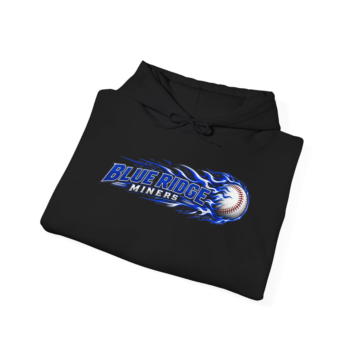 Blue Ridge Miners Flaming Baseball Hoodie – Flaming Ball Hoodie
