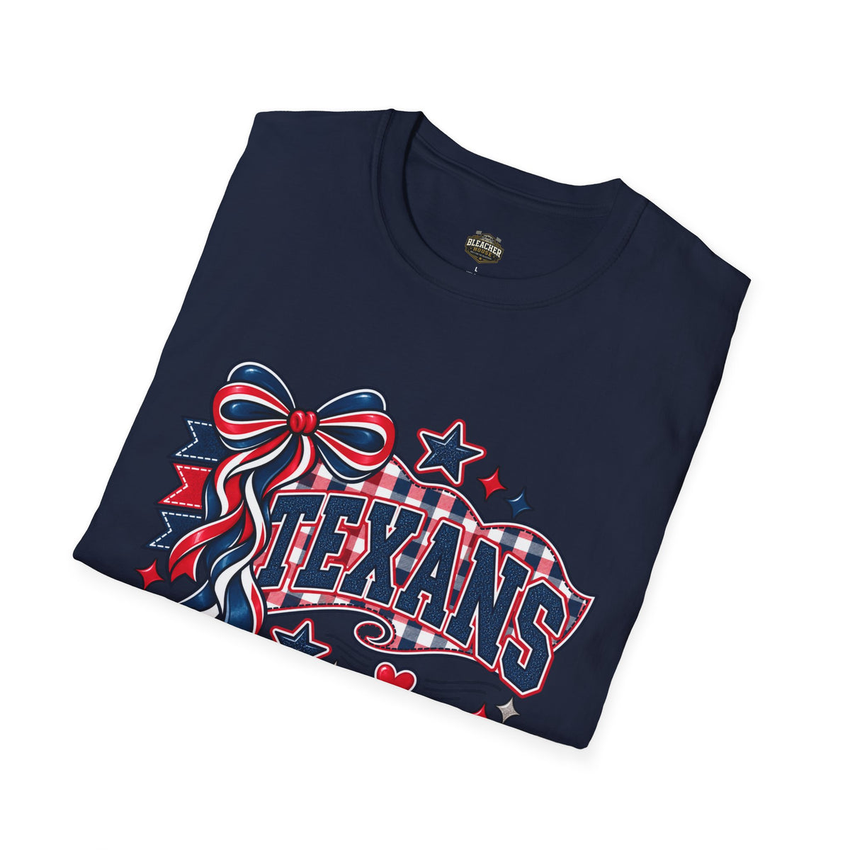 Texans Ribbon & Banner T-Shirt — Team Spirit Tee