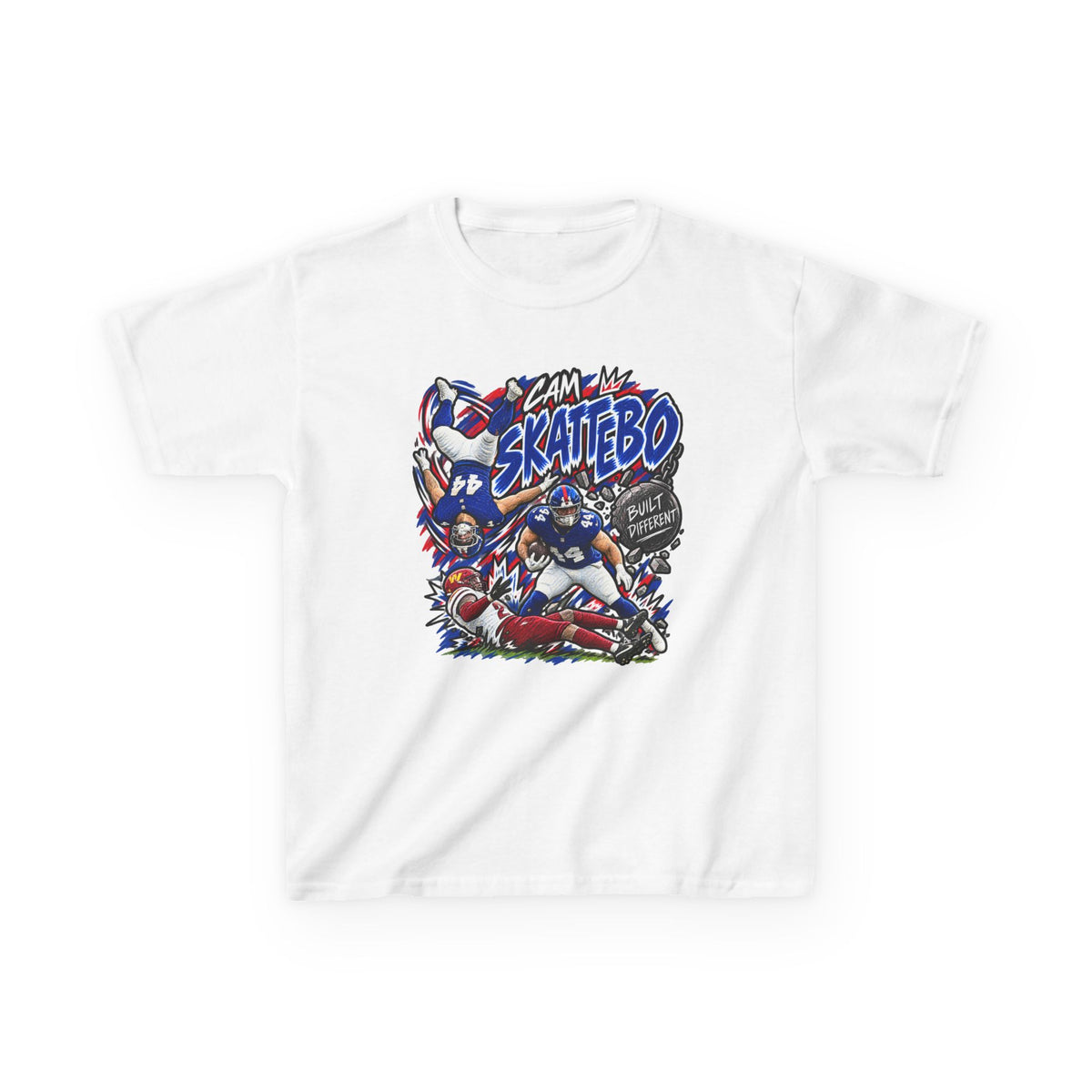 YOUTH Cam Skattebo Graphic T-Shirt - Sunday Standouts Sketch Series