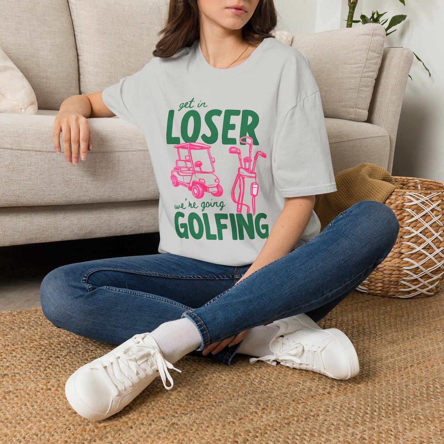 Get in LOSER, we're going GOLFING, Funny Golf Shirt