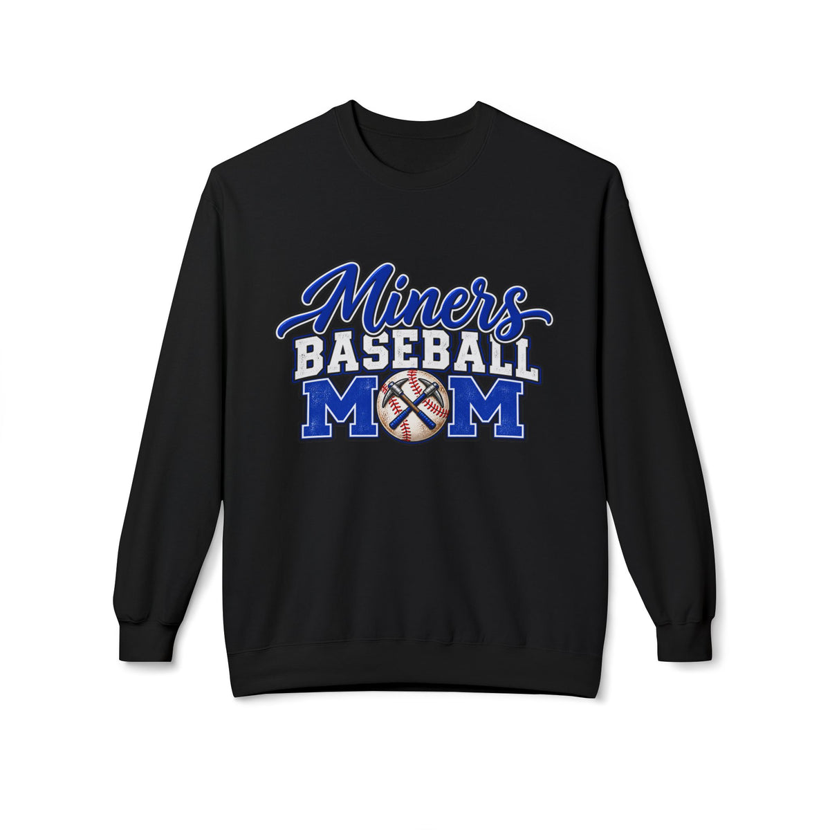 Miners Baseball Mom Sweatshirt – Team Spirit Crewneck for Baseball Moms